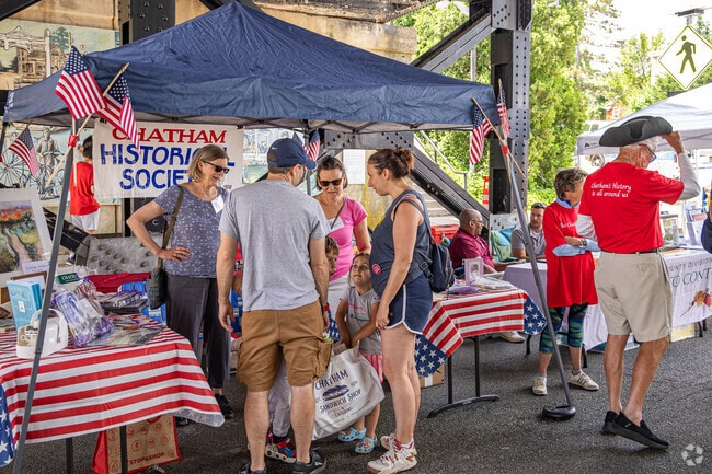 The Historian Society is available to give out information at the Fishawack Festival in Chatham.