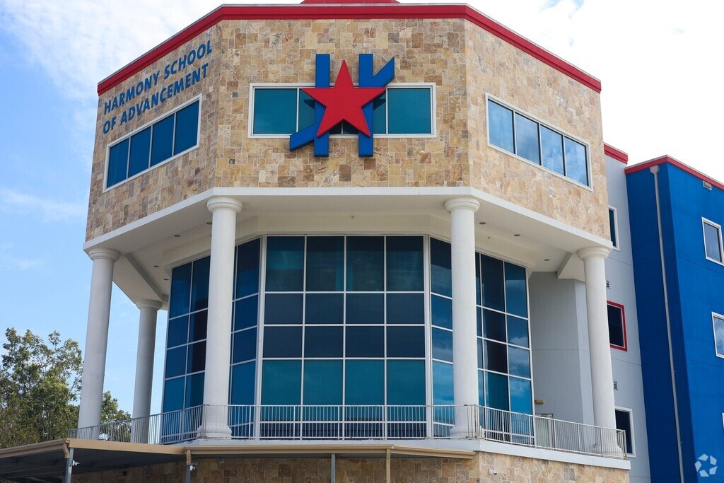 The Harmony School of Advancement serves students in the North Houston community.