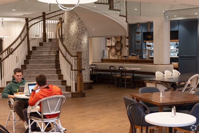 Students can be found all throughout the Clemson college town.