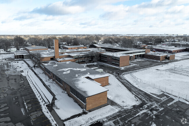 Here is another aerial view of Curtis Middle School.
