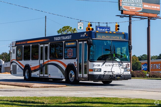 Public transport is common in Shelton Park, with busses going directly to Auburn University.
