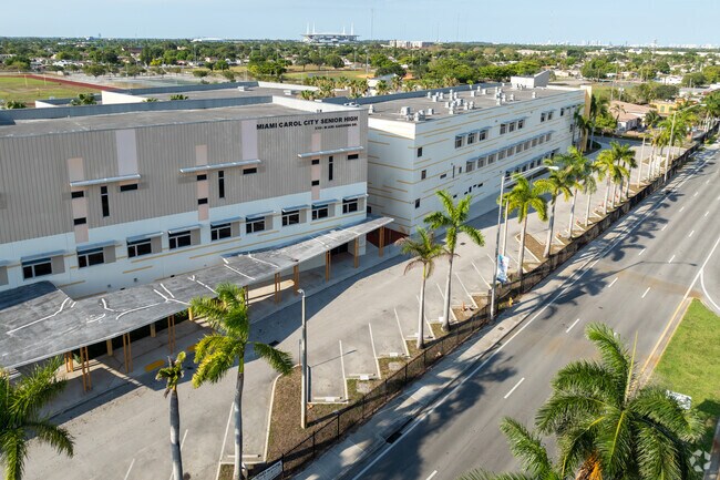 Carol City Senior High School is located in Myrtle Grove.