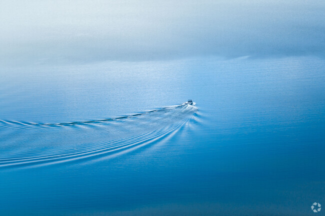 Wake surfer on Lake Cavanaugh
