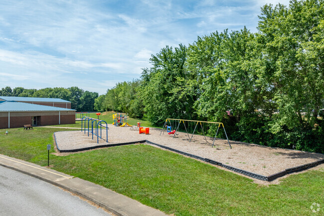 Students at Sango Elementary School can play on the playground at recess in Clarksville.