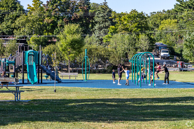 Lockwood Park's playground is a favorite near The 13th Ward.