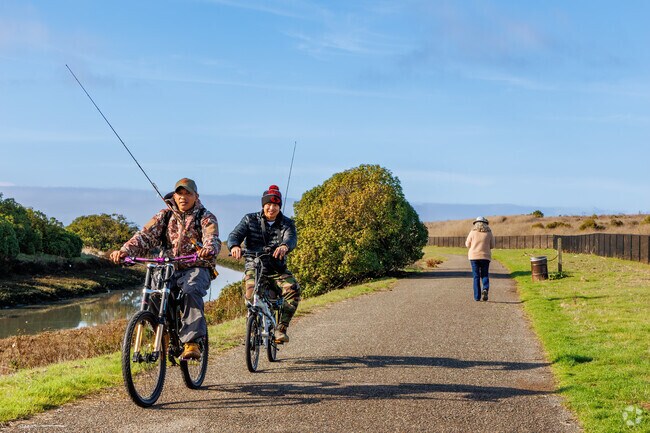 Hayward Regional Shoreline blends outdoor fun with tranquil fishing and biking paths.