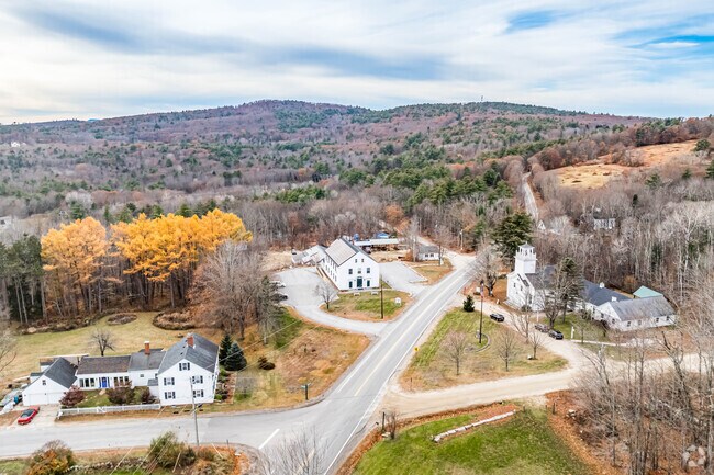 This is the town center of Deering, NH which was settled in 1765.