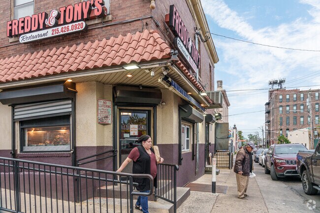 Freddy and Tony's is a very popular Fairhill restaurant with both takeout and seating.