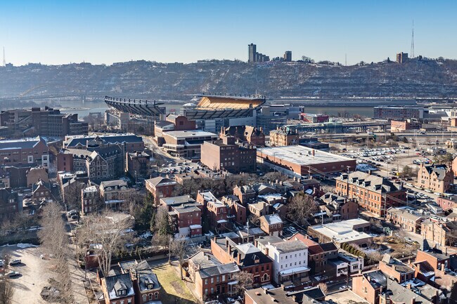 Allegheny West is only 9min to downtown Pittsburgh.