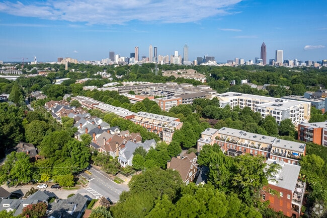 Inman Park used downtown and midtown Atlanta as its back drop.