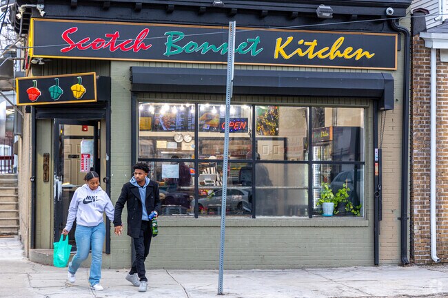 Experience culinary excellence at The Scotch Bonnet Kitchen located on Pennington Avenue.