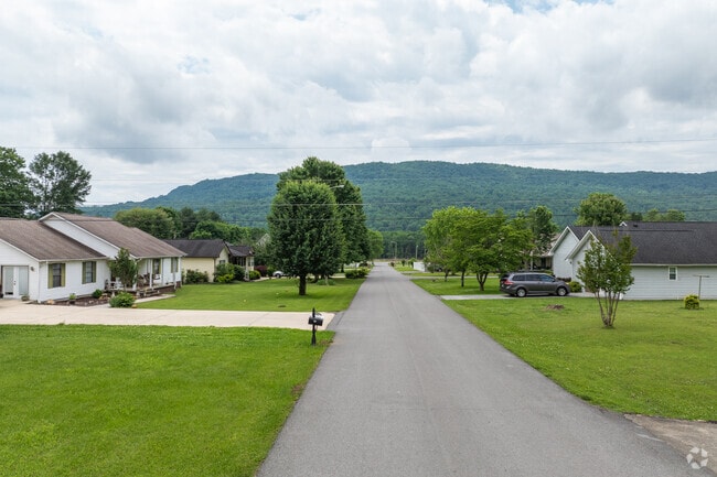 Most residential streets in Kimball, Tennessee, are quiet and well-maintained.