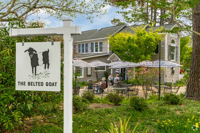 The Belted Goat is a great place for Big Woods Hills locals to meet up with friends to enjoy a small bite or a cup of coffee.