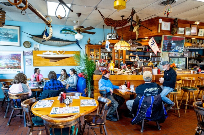 A friendly atmosphere awaits at T.K.'s Galley in Halesite.