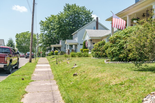 Third Street, with it's sidewalk, is a popular walking route for many Weatherly residents.