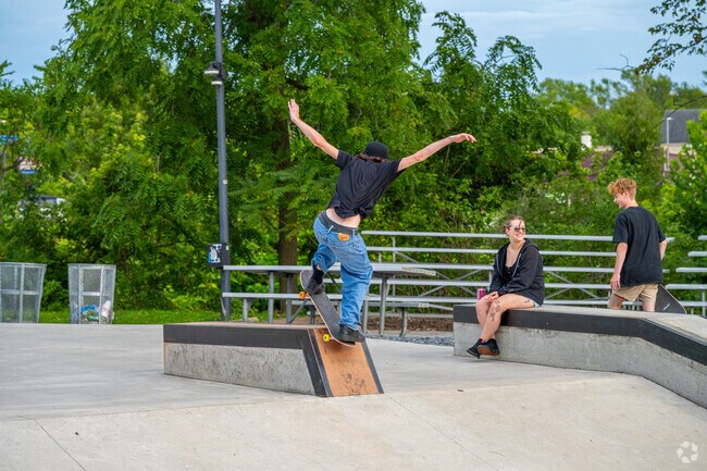 Downtown's Foster Skatepark is a short drive away for Darrough Chapel residents.