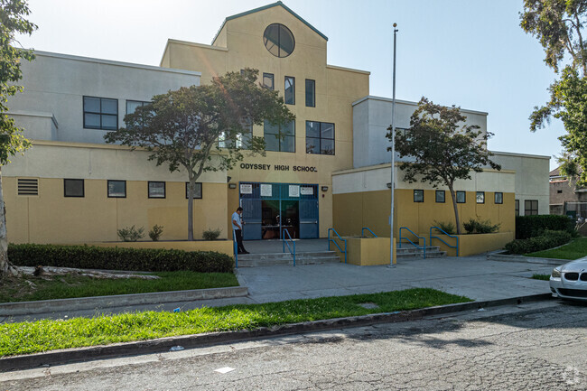 Odyssey Continuation School in South Gate is active even during the summer.