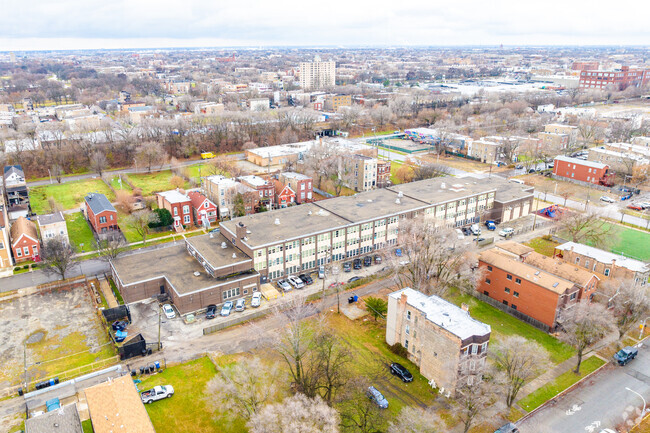 Kellman Corporate Community Elementary features an outdoor playground.