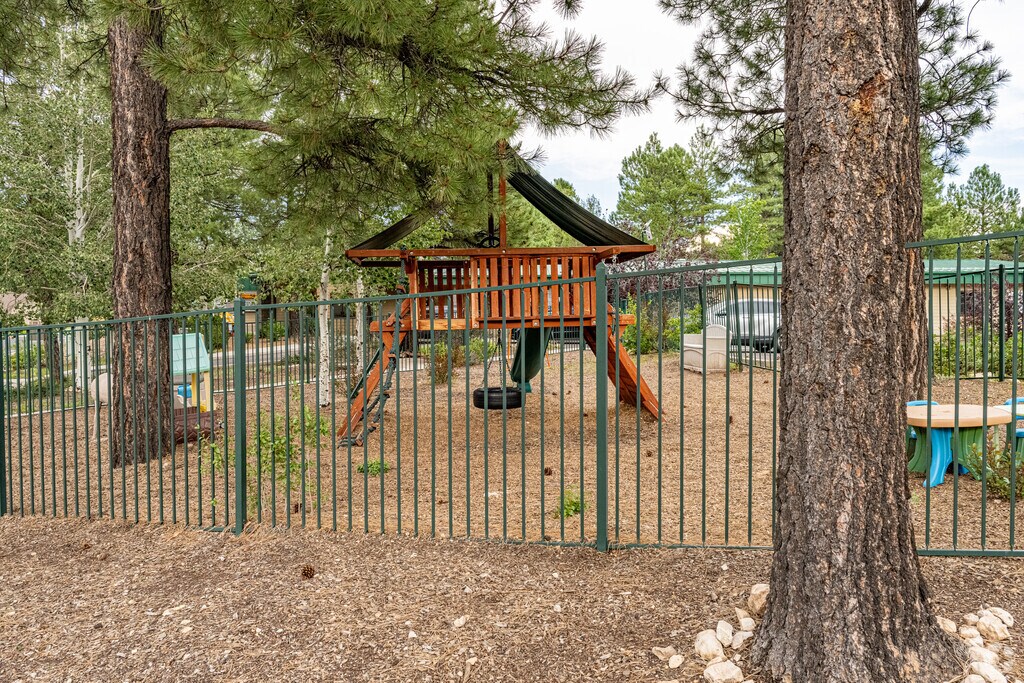 Students love the playground at Mountain School in Flagstaff.