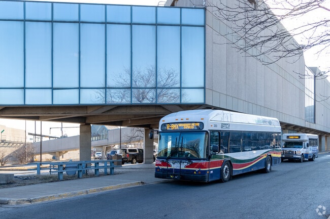 GPTC bus runs throughout the Gary suburbs, giving Lottaville locals a route across Merrillville.