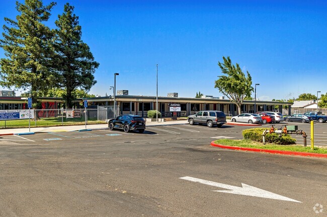 Harriet Kirschen Elementary School in Rouse Modesto Ca sits in a quiet neighborhood.