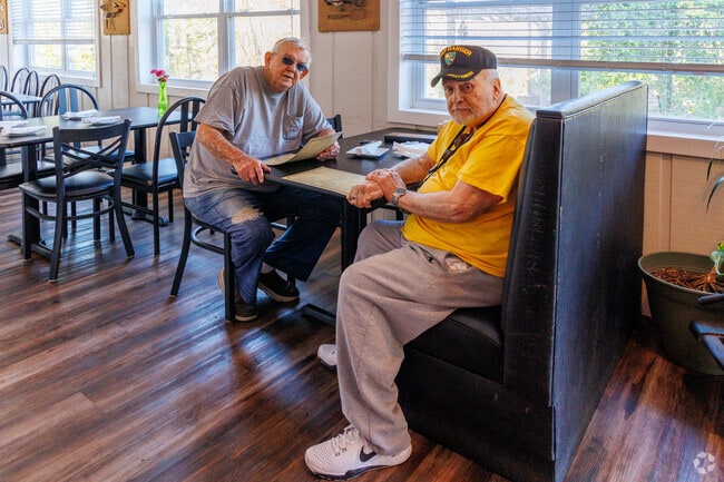 Local residents stop at Backwoods Crossings for fresh, delicious lunch specials.