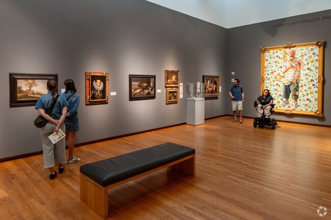 The Nasher Museum of Art near West Durham has rotating art exhibits.