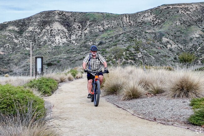 Bike-friendly trails link hillsides around Golden Valley Ranch.