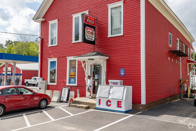 The Route 108 General Store is near Newton Town Hall and the Gale Library.