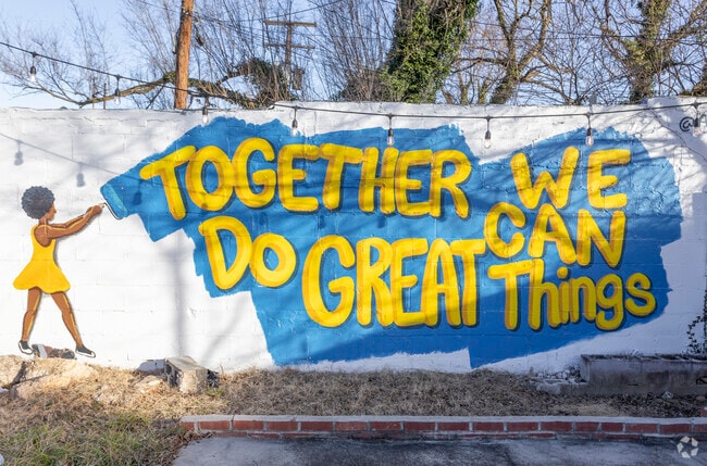 Several murals can be seen throughout the Tremont neighborhood.