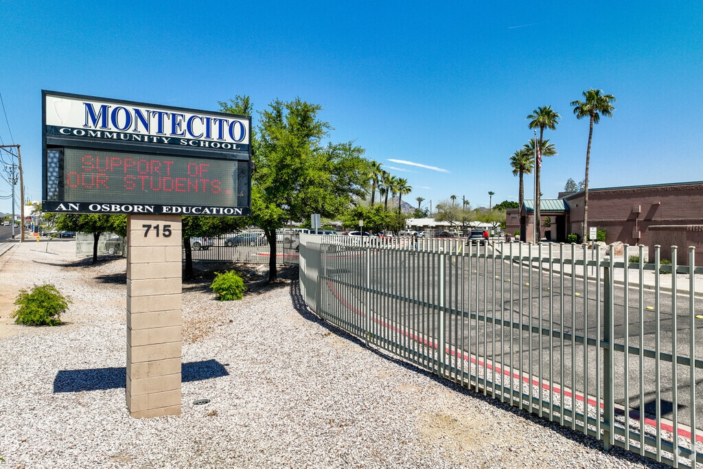 Montecito Community School monument signage