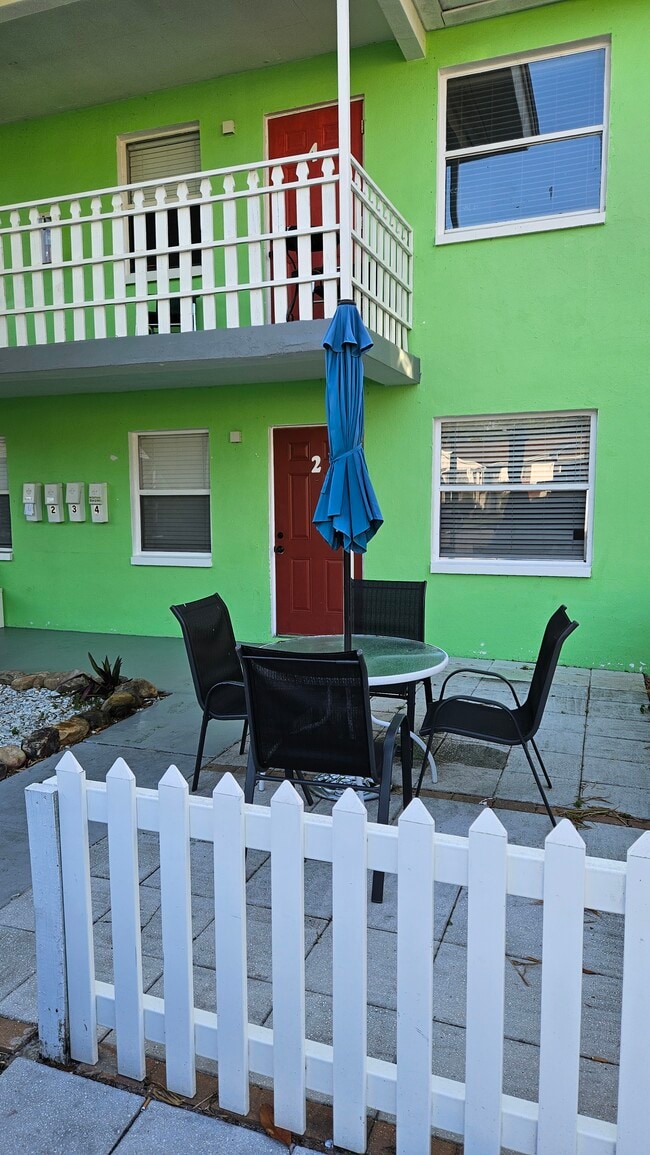 Private patio