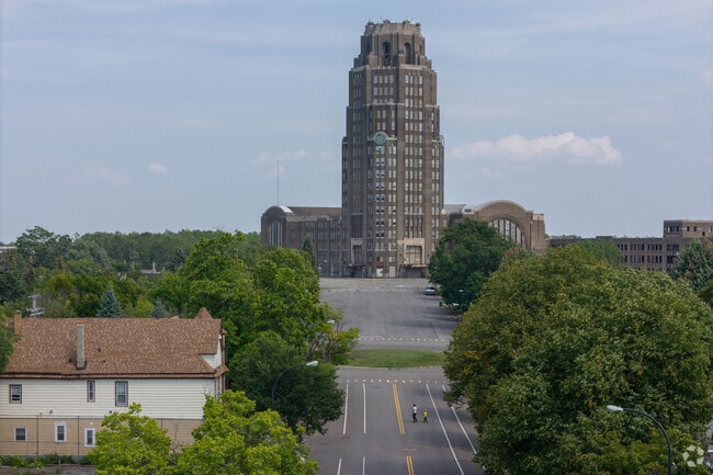 The iconic Central Terminal in Broadway-Fillmore is under ongoing renovation.