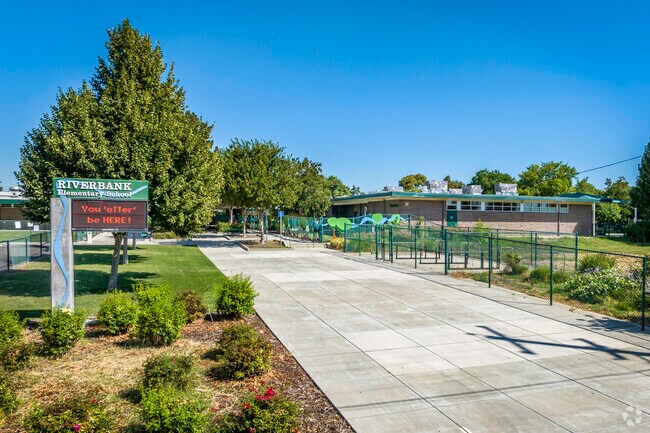 Riverbank Elementary school is a great K-8 community school.