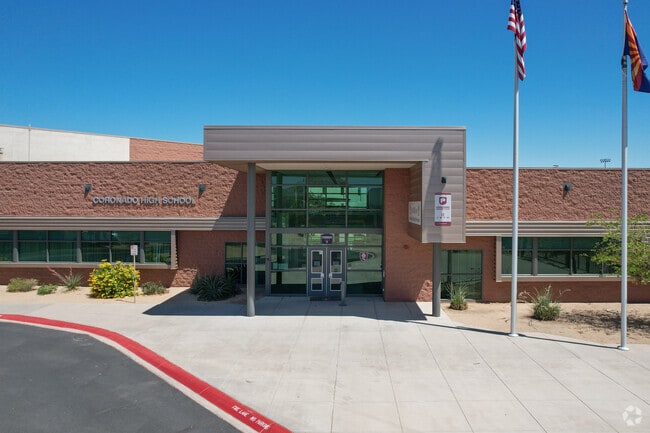 This is the main office building at Coronado High School in Scottsdale.