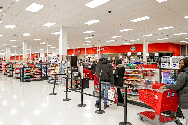 Residents of the Throggs Neck community doing a little shopping at the local Target.
