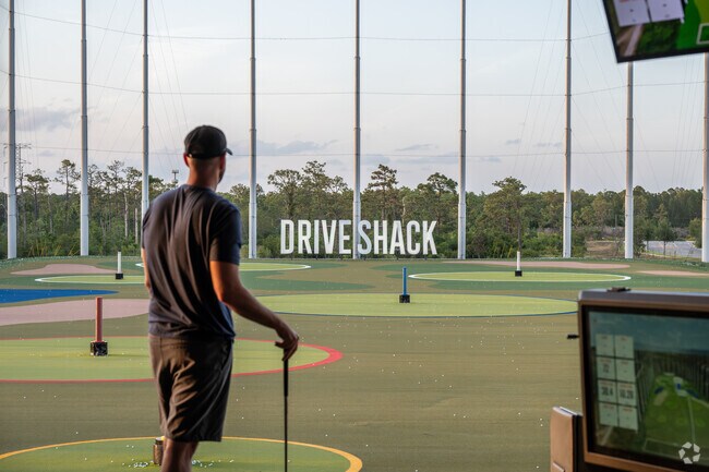 Drive Shack is a fun way to spend the evening in Lake Nona Central.