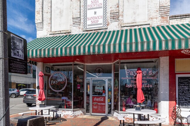 Payne's Soda Shop in downtown Scottsboro has been a local fixture since 1869.