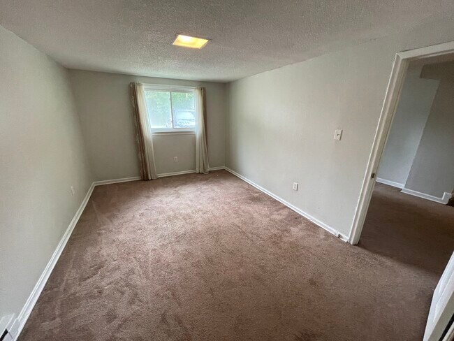 Bedroom facing window