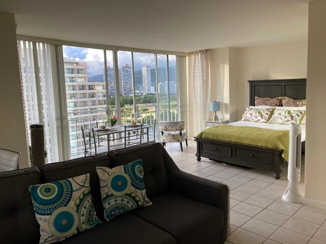 open concept one bedroom