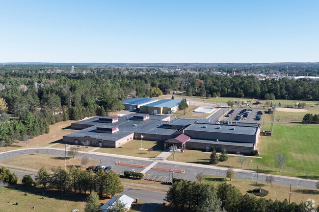 Hayward Middle School is located adjacent to Hayward High School.