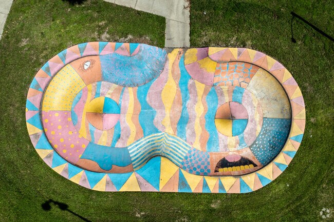 Pettis Park features a vibrant skate park for Historic Westside youth.