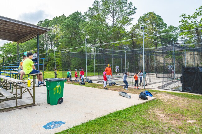 Malibar Heights children like the batting cages at Matthews Park.