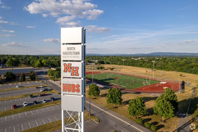 North Hagerstown High is a top-rated school serving the neighborhood.