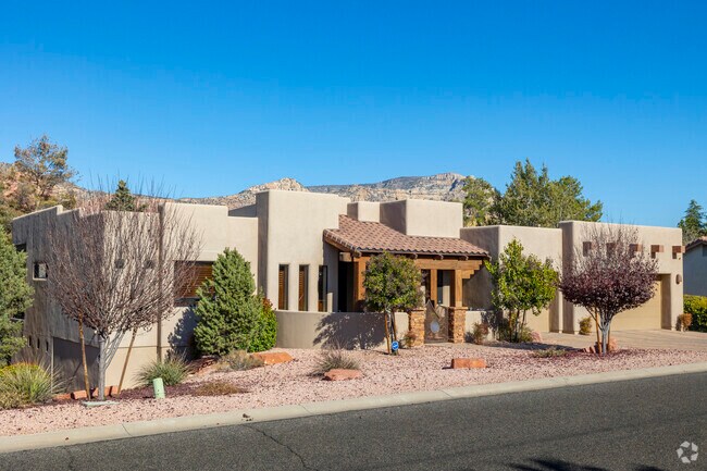 Scenic Sedona can be seed from many homes in the Village of Oak Creek (Big Park).