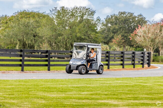 Residents of the Village of Saint Charles get around mostly by Golf Cart.
