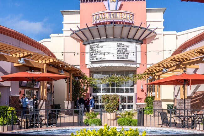 Plaza Cinemas 5 minutes from Fremont South shows all the latest blockbuster films.