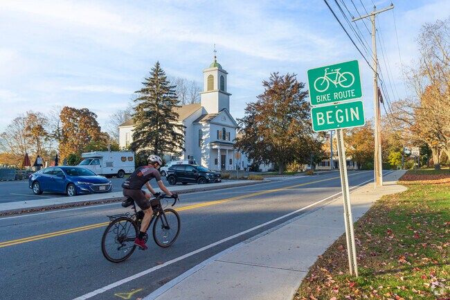 Cyclists can enjoy Harvard's beautiful biking trails in the area.