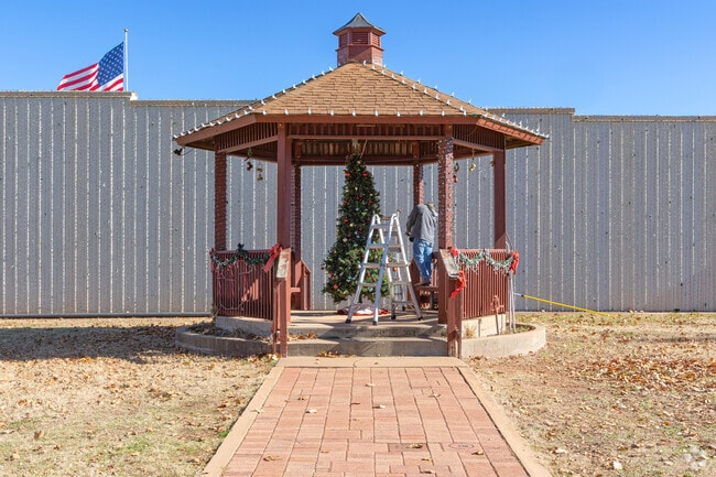 Celebrate the holidays at Wellston's Gazebo on the main street.