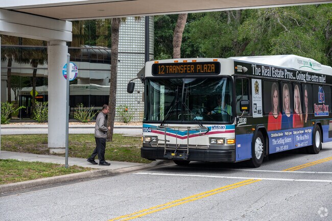 Groves residents can access greater Volusia County via the Votran bus system.
